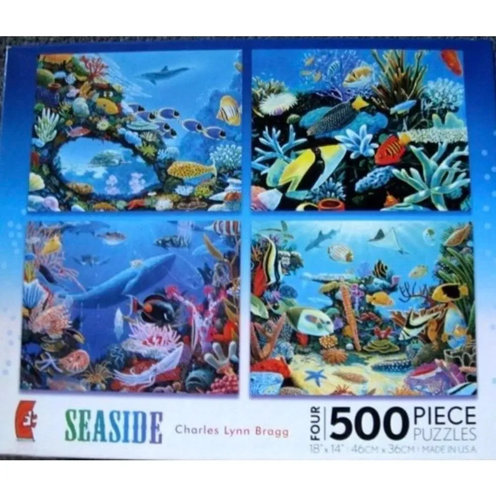 Ceaco Seaside by Charles Lynn Bragg 500 pc Jigsaw Puzzle NEW